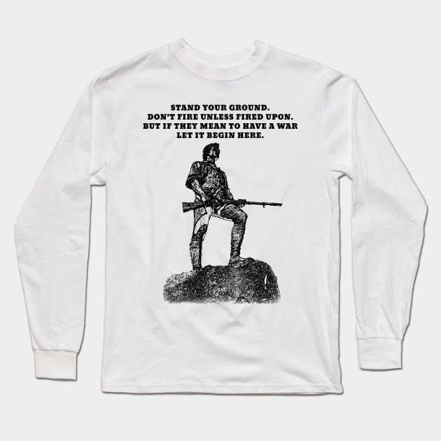 Stand Your Ground (Large Dark Design) Long Sleeve T-Shirt by Aeriskate